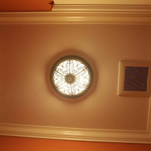 Bryn Mawr Bathroom remodel ideas coffered ceiling