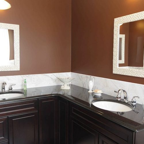 St Davids bathroom remodeling dual vanity